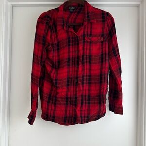 Lucky red & black flanel shirt